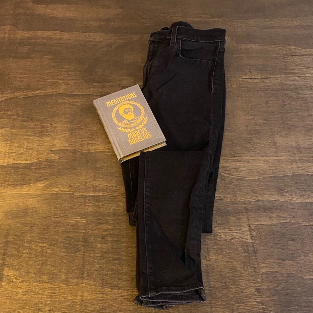 Joe’s Jeans The Twiggy High Rise Skinny Black Denim Jeans